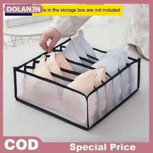 DOLANJN 11 7 6 girds đồ lót phong cách ngăn kéo hộp lưu trữ nhà lưới sock tổ chức Hộp tủ quần áo ký túc xá lưu trữ túi