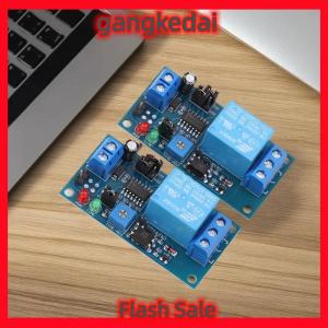 Gangke Adjustable Time Delay Relay Module 5V 12V DC Turn On Delay Turn Off Relay Switch Module With Timer Relays Board
