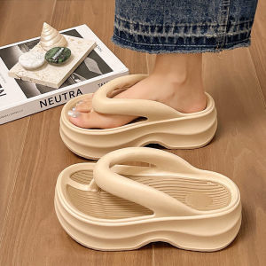 Free Shipping EVA Thick-Soled Flip-Flops For Women New Summer Styles Fashionable Beach Sandals For Outdoor Wear