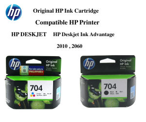 100% Original HP Ink Cartridge 704 For HP Deskjet Ink Advantage 2010, 2060, K110a and K010a