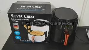 LZD Air fryer silver crest  8L  Export European Standard Household Multi-Functional Air Fryer