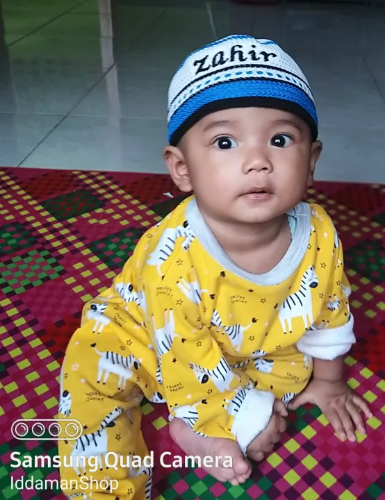 Peci%20Bayi%20Anak%200-4%20Tahun%20Bordir%20Nama%20Bahan%20Rajut%20Lembut%20-%20Image%204