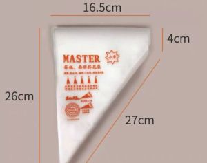 Plastik Segitiga Buttercream Piping Bag Kantong Adonan 1 Pack isi 100 Lembar