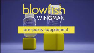 Blowfish Wingman Feel Better After Drinking with DHM L-Cysteine & Electrolytes Pre-Liver Support & Hydration