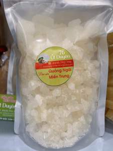 Đường Phèn Trắng Quảng Ngãi 500gr Đường phèn trắng dạng viên không tẩy - Đặc sản Miền Trung Út Duyên