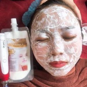 Cấy trắng collagen trắng mịn da vàng nano mầm cám gạo huyết hoa hồng