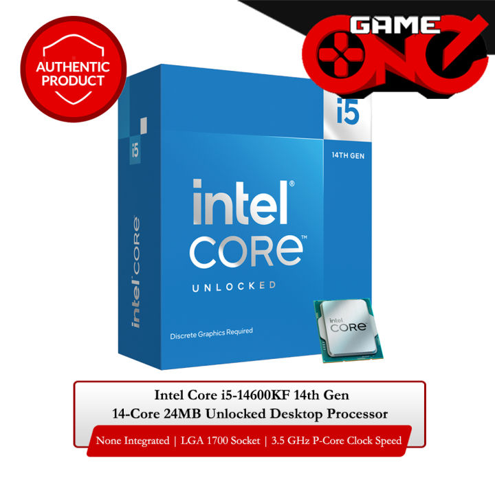 Intel Core i5 14600KF CPU LGA1700（Intel Core i5-14600KF 14th Gen 