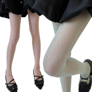 Xà cạp tất lưới có hoa văn Vớ quần bó eo cao cho nữ fishnets cao tới đùi vớ Pantyhose