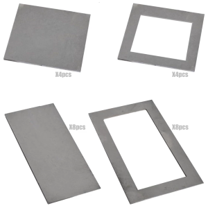 24Pcs Welding Exercise Plates Thickened Steel Sheets Welding Coupons For Home Workshop Skill Development