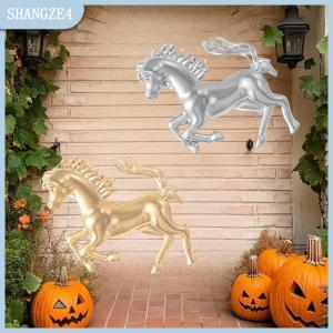 【SHANGZE4】 Cổ Điển Hoàng Đạo Ngựa Trâm Cài Kim Loại Động Vật Pins Phụ Nữ Người Đàn Ông Quần Áo Trang Trí Phụ Kiện Huy Hiệu Đồ Trang Sức Quà Tặng