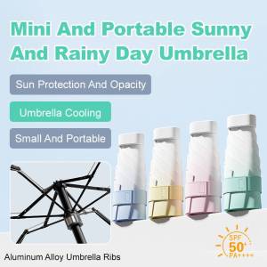 Pocket Mini Portable Sunscreen Umbrella