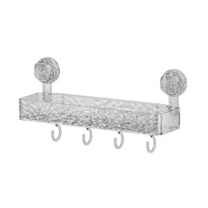 3Style Light luxury Suction Cup Storage Rack Removable Punch-Free Storage Rack for Bathroom Kitchen