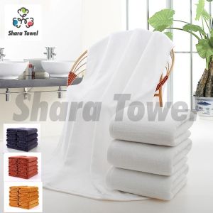 Bath Towel / Handuk Mandi / Renang Hotel Putih Ukuran Besar Full 100% Premium Katun