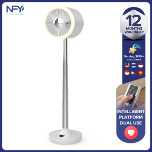 New multifunctional air circulation fan desktop silent automatic shaking head retractable fan floor fan high air volume