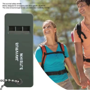 3-Frequency High Decibel Whistle Portable Outdoor Hiking Survival Emergency Camping Tool Multifunction Earthquake Relief Whistle