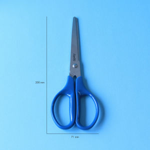 Bantex Gunting Kertas / Office Scissor Pegangan Simetris Pisau Tajam Anti Karat Ukuran 210 mm