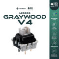 (Lubed, 10 ตัว) สวิตช์ Leobog Graywood V3 V4 Switch Linear switch สำหรับ Mechanical Keyboard สวิตช์คีย์บอร์ด. 