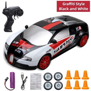 4WD RC Drift Car Toy Remote Control Car 2.4GHz 15km/h High Speed ED LIGHT Race Car Off Road RC Drift 1/24 Car Vehicle Toys for Kids Kids Gift