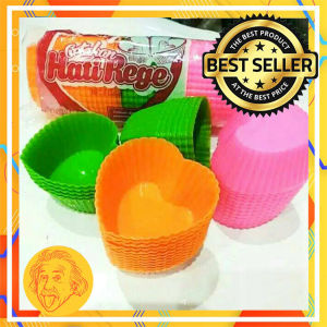 12pcs Cetakan Kue Bentuk Hati Serbaguna Cetakan Pudding Agar Jellly Coklat Kue dll bentuk Love