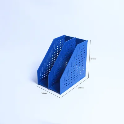 Bantex Magazine Holder / File Tray / Rak Buku Majalah Bahan PP Dapat Dilipat | 2 Sekat BJ7692