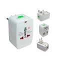 Travel Adaptor internasional colokan listrik universal steker all in1 EU AU UK US Plug multifungsi Colokan Stop Kontak. 