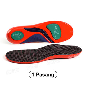 SOFEI Sol olahraga pria Sol penyerap guncangan Poron Sol penyangga lengkungan kaki datar