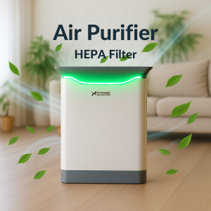Air Purifier dengan UV Disinfeksi Anion Pemurnian dan HEPA Filter untuk Mengatasi Polusi Udara
