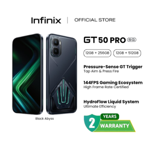 Infinix GT50 Pro 5G 12GB(UP TO 24GB)+256GB /512GB **FREE GAMING KIT** | 2 Years Warranty
