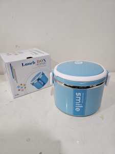 Smile Lunch Box Stenliss Multi Layer Heat Preservation kotak makan tahan panas