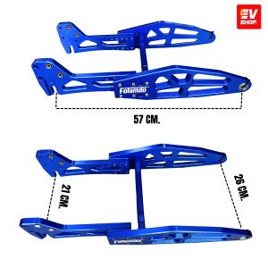 สวิงอาร์มรถไฟฟ้า CNC อลูมีเนียมแท้ สำหรับแปลงใส่รถมอไซค์ได้ทุกรุ่น สวิงอาร์ม Folamdo