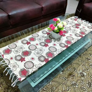 Taplak Meja Ruang Tamu 35x95cm Lukis