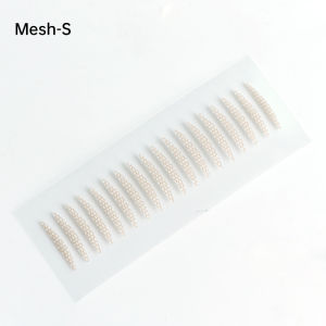 Tambalan Kelopak Mata Ganda Tanpa Jejak Tak Terlihat / Tambalan Kelopak Mata Ganda Jaring Satu Sisi / Stiker Kelopak Mata Bening Tahan Air / Skot Mata Mesh Coklat Ukuran L COD -🌈Ninestar