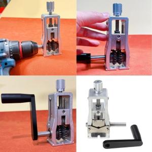 Manual Wire Stripping Machine Adjustable Portable Wire Peeler Hand Crank Operated Wire Stripper Machine for Scrap Copper