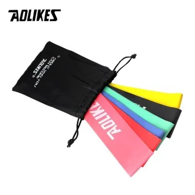 Resistance Band Set Fitnes Bahan Lateks Karet Kaki Paha Elastis