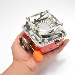 Bếp ga mini gấp gọn tiện dụng đi du lịch dã ngoại phượt cắm trại camping bếp gas xếp gọn siêu nhỏ bếp gaz thu gọn