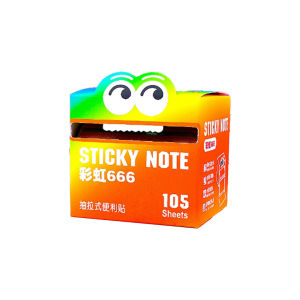 Box Sticky Notes Transparent Pearlized Sticky Notes with Full Adhesive for Office and School Use