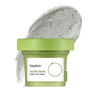 【Flash Sale】BEPLAIN OFFICIAL MUNG BEAN PORE CLAY MASK 120ml Wash off mask for Blackhead & Whitehead care