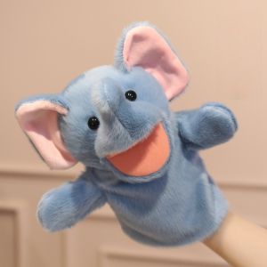 LILYGIRL Frog Animal Hand Puppet Storytelling Duck Hand Finger Story Puppet Plush Toy Early Education Stuffed Plush Shark Toys Story Time