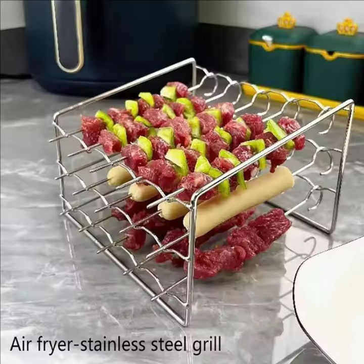 Shelf Stainless Steel Toast Rack Bread Multifunctional Bookshelf