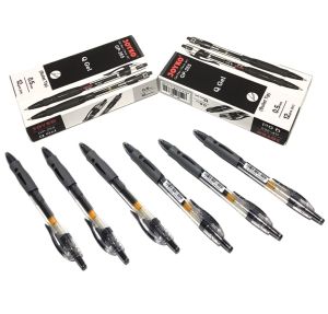 Grosir ( 1kotak / 12pcs ) PULPEN Q GEL PEN Cetek 0.5mm GP-265/ BP-56 JOYKO ORIGINAL