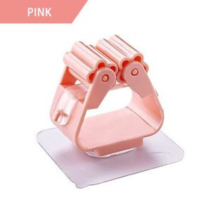🔰 CHEAPEST > Korean Wall Mount Mop Hooks Bathroom Kitchen Living Room Brush Broom Umbrella Clamp Holder