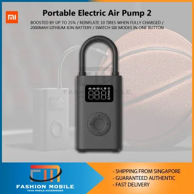 Xiaomi Electric Air Pump Tire Inflator 2 Pro Portable Air Compressor Tyre Inflator Bike Motorcycle Ball