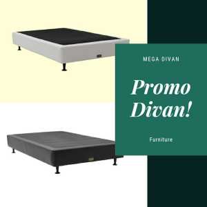 Dipan Divan Box Bahan Oscar Tanpa Sandaran Rangka Tempat Tidur