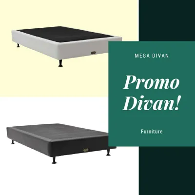 Dipan Divan Box Bahan Oscar Tanpa Sandaran Rangka Tempat Tidur