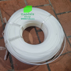 cước cắt cỏ vuông trắng 4li