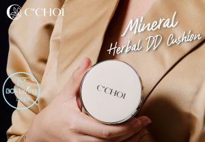 Phấn nước che khuyết điểm kiềm dầu lâu trôi hàn quốc CChoi Herbal DD Cushion Tone Bright tông sáng 21 & 23 bcalivinghcm che phủ và độ bám tốt dưỡng trắng và cải thiện sắc tố da sạm nám