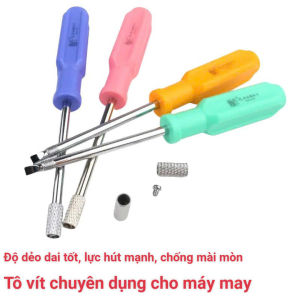 Tô vít xoáy ốc máy may đa năng ĐẦU CÓ NAM CHÂM và van chụp đầu ốc an toàn(GIÁ 1 CÁI)