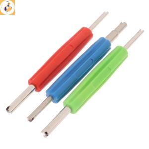 EOY 2 Ways Hand Wrench Tire Tyre Valve Stem Core Remover Key Tool A C and Auto Car