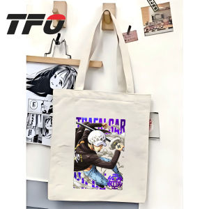 TFO Tote Bag One Piece the Straw Hat Pirates Monkey D. Luffy Versatile Ideal for College School