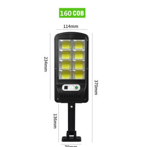 Solar garden wall light outdoor waterproof high power street light with human sensor super bright